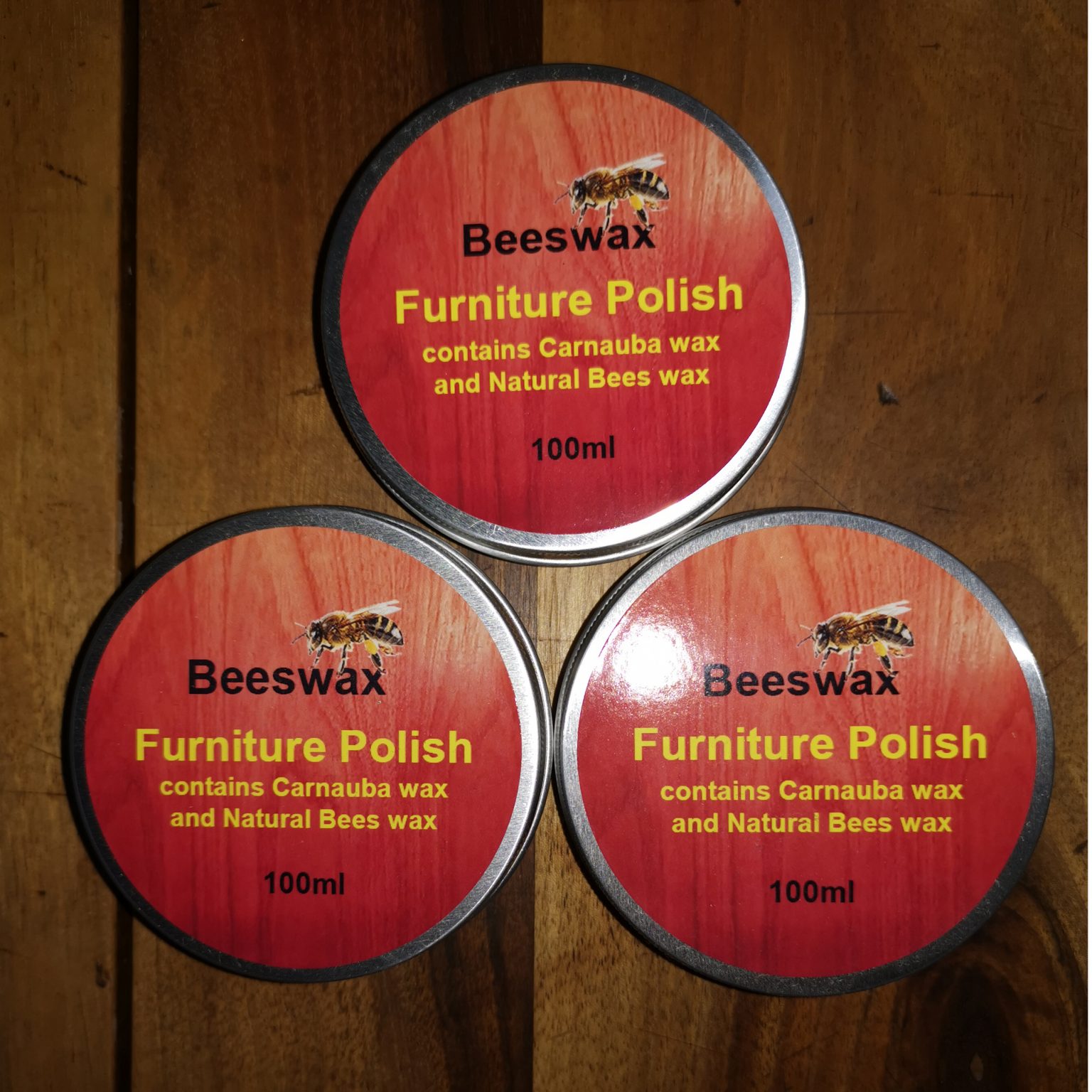 Wax Furniture Polish Pack of Three John Fyfe